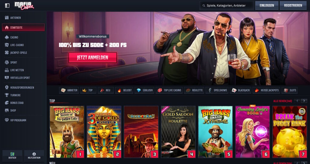 Mafia Casino Startseite