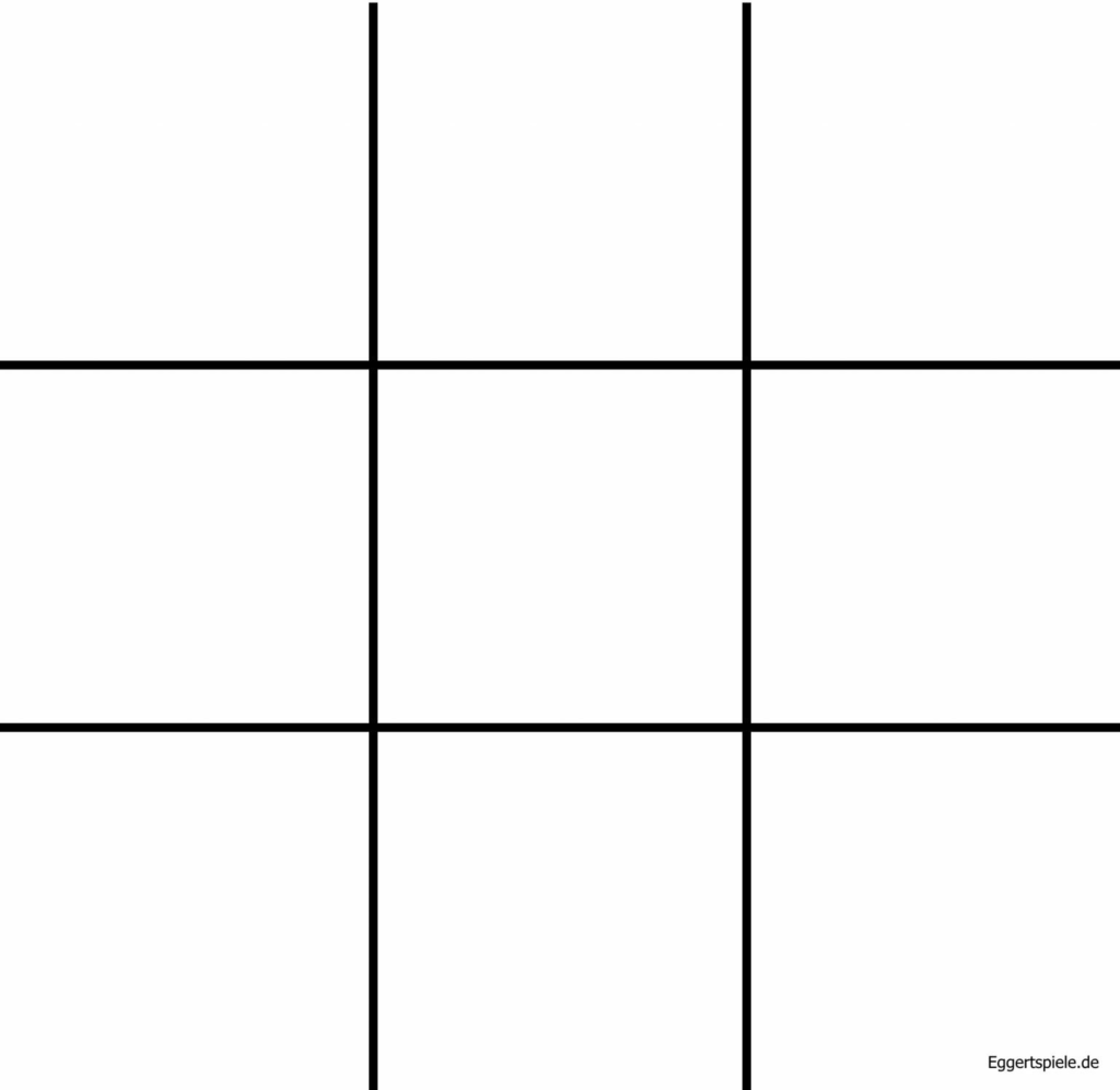Vorlage Tic Tac Toe