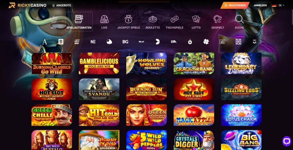 ricky casino spiele